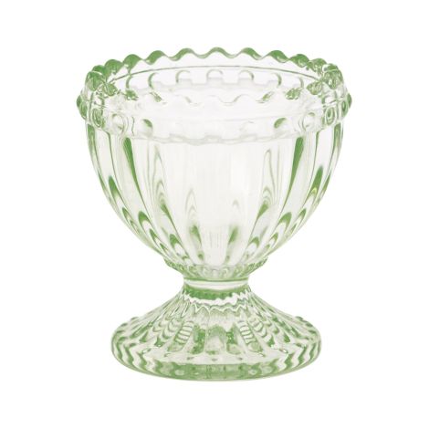 GreenGate Eierbecher Glas Alice pale green 