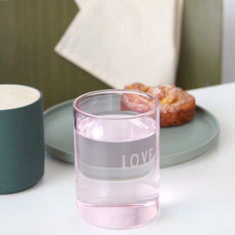 Design Letters Trinkglas Favourite Rose Love 