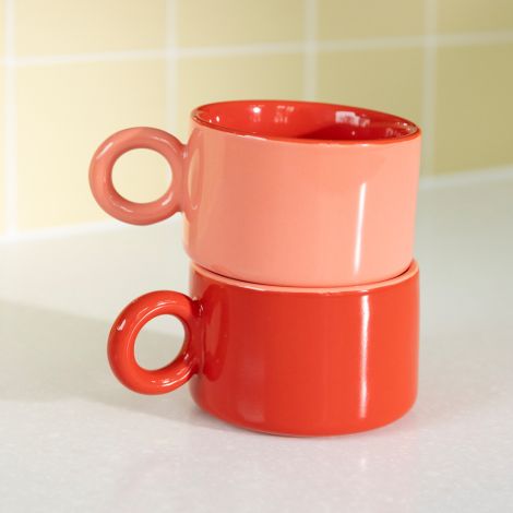 &klevering Tasse chiquito red 2er-Set 