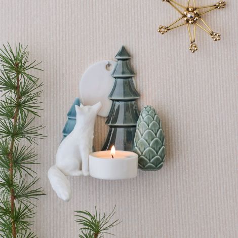 Dottir Nordic Design Teelichthalter Winter Stories Fox 