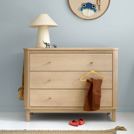 Oliver Furniture Wood Kommode 3 Schubladen Eiche 