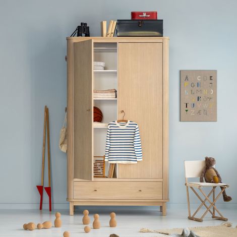 Oliver Furniture Wood Kleiderschrank 2-türig Eiche 