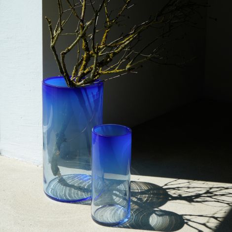FUNDAMENTAL.BERLIN Vase Rise Cobalt Blue XL 