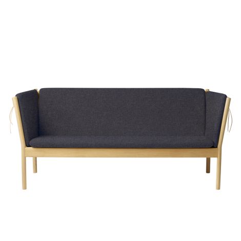 FDB Møbler J149 Sofa 3-Sitzer Eiche lackiert Dark Grey 