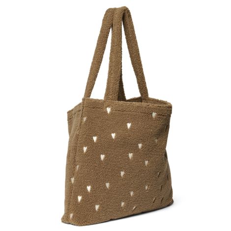 Studio Noos Tasche Brown Teddy Hearts mom-bag 