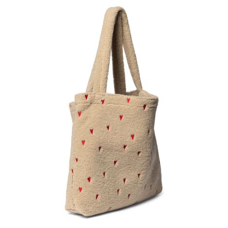 Studio Noos Tasche Ecru Teddy Hearts mom-bag 