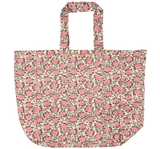 IB LAURSEN Tasche wattiert naturfarben mit Blumenmuster