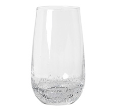 Broste Copenhagen Trinkglas Bubble Clear 550 ml