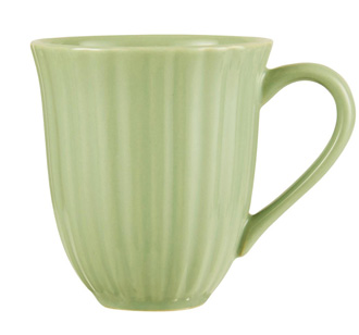 IB LAURSEN Tasse mit Rillen Mynte Wasabi