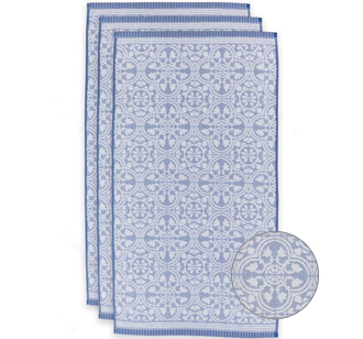 PIP Studio Handtücher Tile de Pip Blue 3er-Set