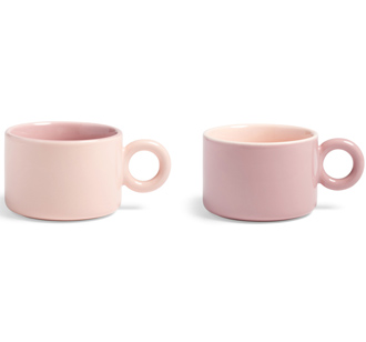 &klevering Tasse chiquito pink 2er-Set