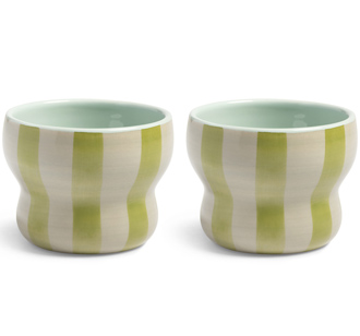 &klevering Tasse circus large green 2er-Set