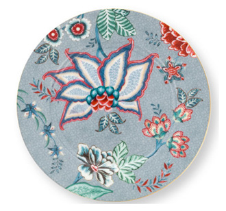 PIP Studio Teller Flower Festival Light Blue 17cm