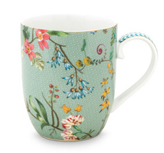 PIP Studio Kleine Tasse Jolie Flowers Blue