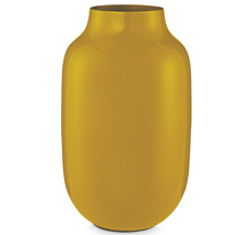 PIP Studio Vase Metall Oval Yellow 30 cm