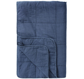 IB LAURSEN  Tagesdecke Quilt Vintage Indigo