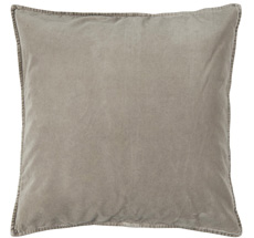 IB LAURSEN Kissenbezug Velour Ash Grey 52 x 52