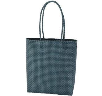 Handed By Tasche Shopper Solo tall steel blue