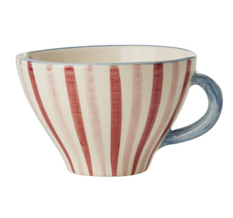 Rice Teetasse Keramik handbemalt Stripes 150 ml