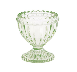 GreenGate Eierbecher Glas Alice pale green 