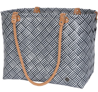 Handed By Tasche Saint-Maxime stripes Dark Grey/Stripes XL