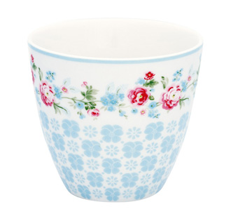 GreenGate Latte Cup Becher Edie pale blue