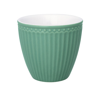 GreenGate Mini Latte Cup Becher Alice Dusty Green