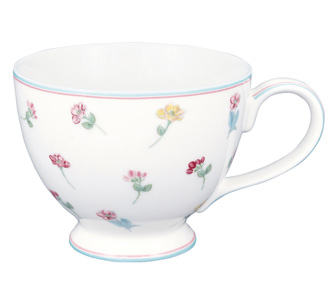 GreenGate Teetasse Lianca white