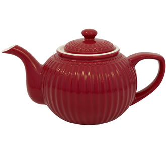 GreenGate Teekanne Alice claret red