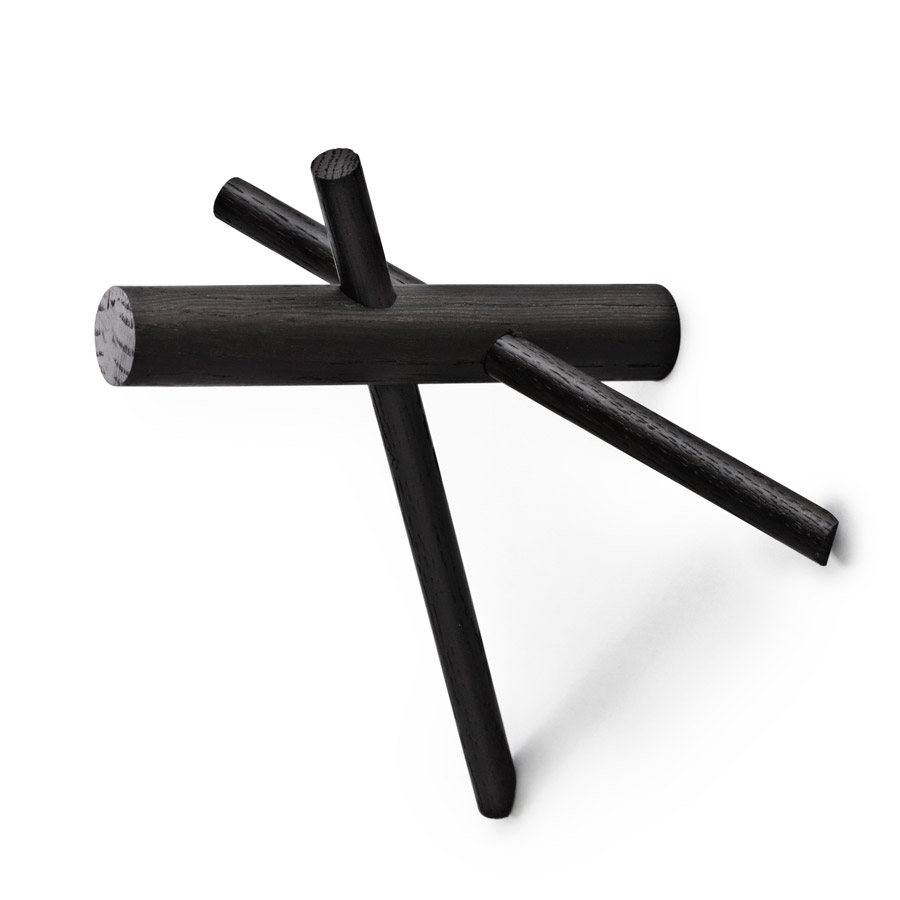 Normann Copenhagen Sticks Wandhaken 2er-Set Black online kaufen