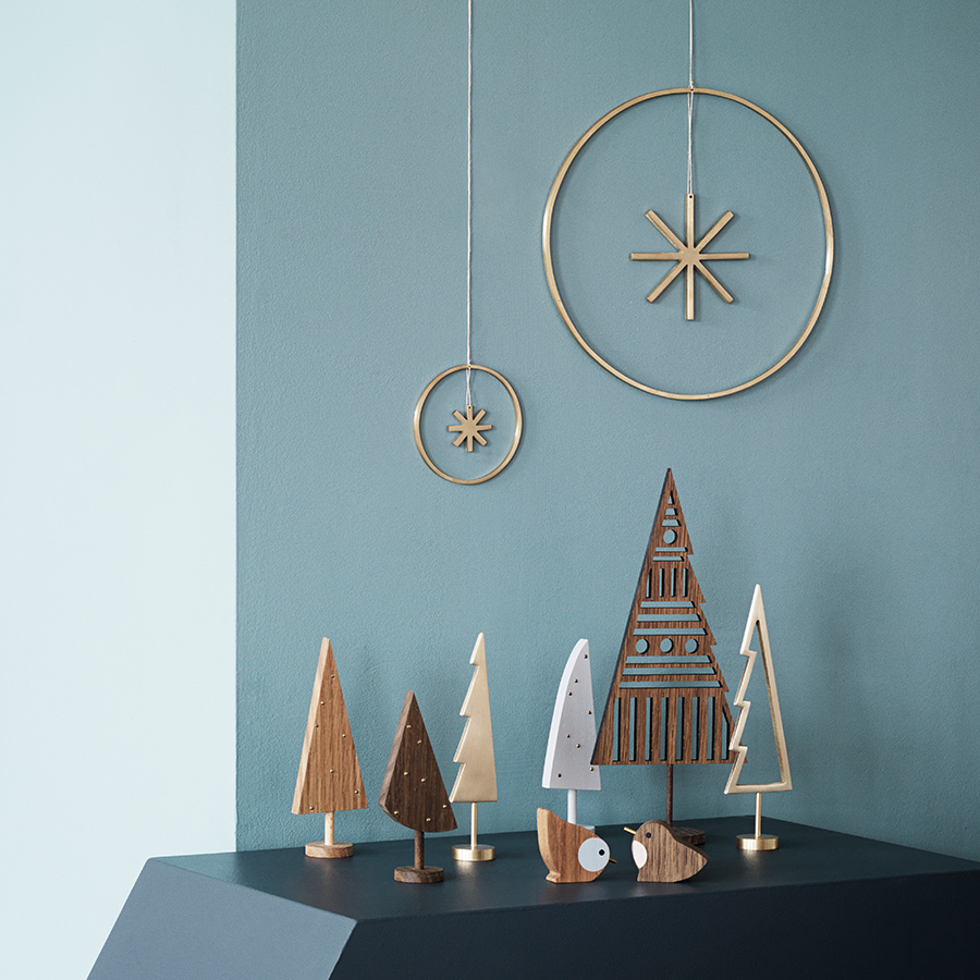 ferm LIVING Weihnachtsdeko Tannenbaum Winterland Messing online kaufen